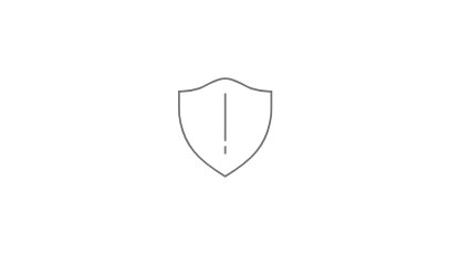 Dieses Icon zeigt ein Warnschild mit integriertem Ausrufezeichen.