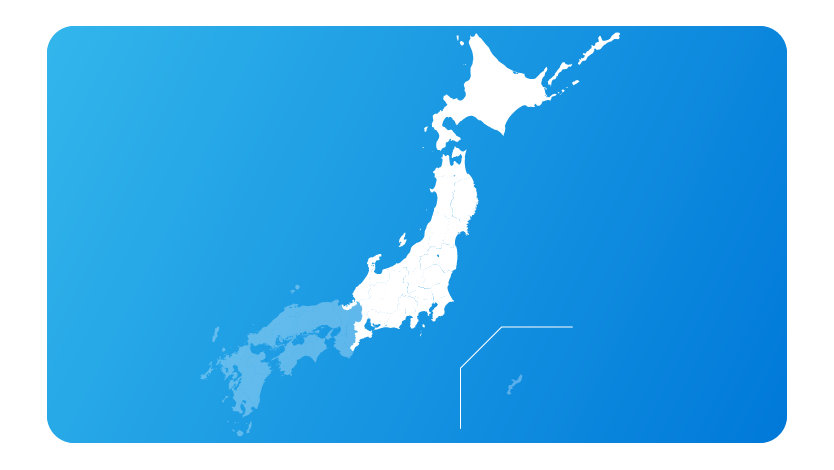 東日本を表す図