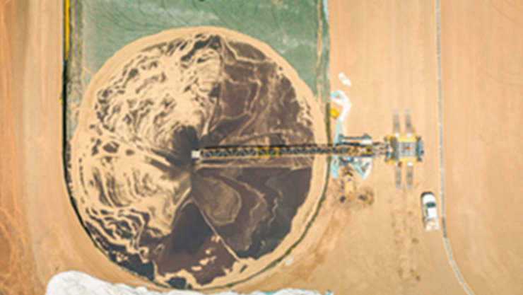 aerial view of graincorp infrastructure