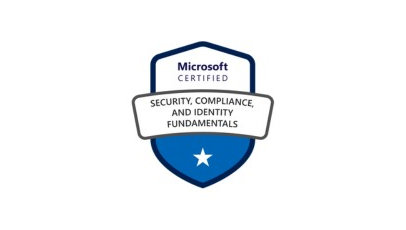 Microsoft certified Security, Compliance, and Identity Fundamentals badge