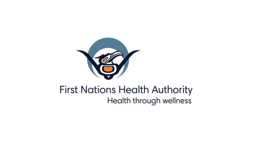 First Nations Health Authority logo avec le slogan- Health through wellness