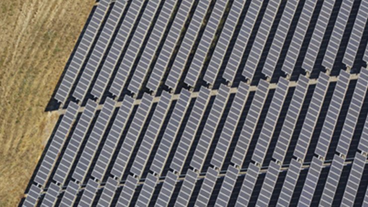 Industry solar farm