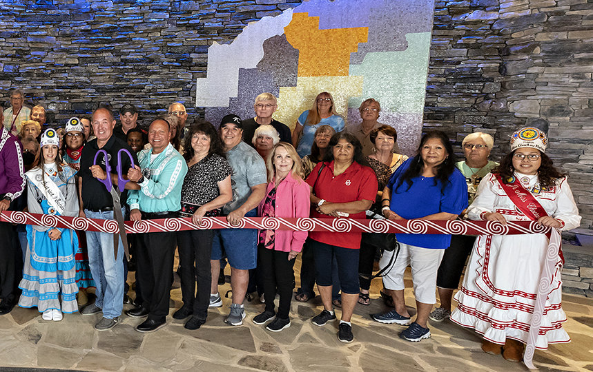 Choctaw Nation members at the Choctaw Cultural Center opening