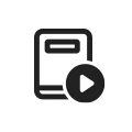 Icon showing a Phone and a play button