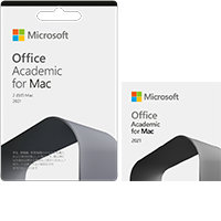 Office Academic 2021 for Mac の POSA カードとタイル