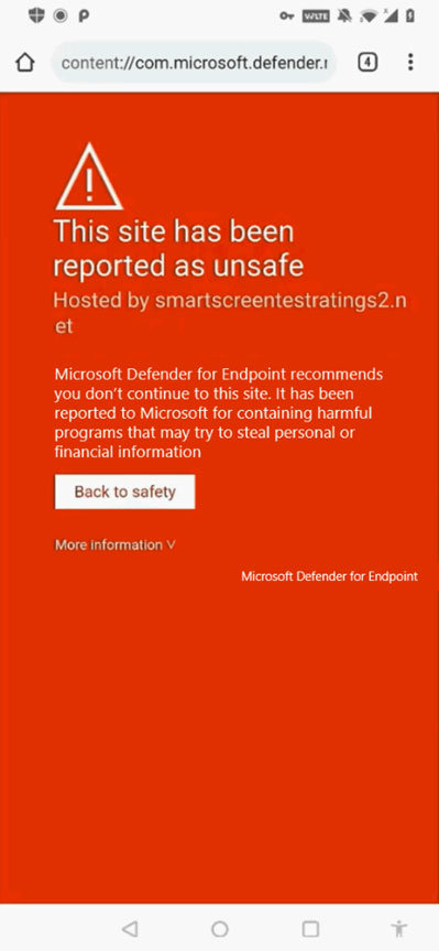 Android デバイス向け Microsoft Defender for Endpoint