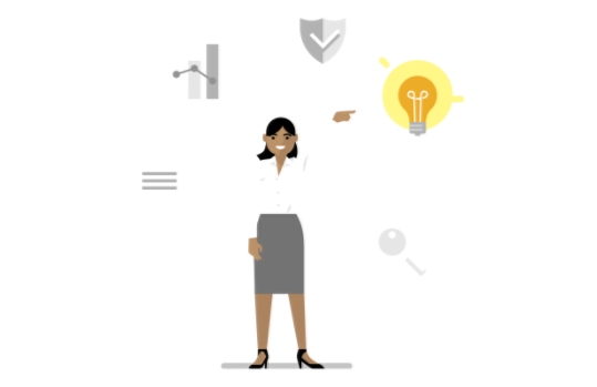 課題を解決するアイディアのイラスト