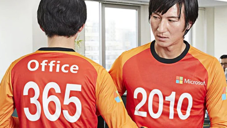 Office 2010 と Office 365 の交代