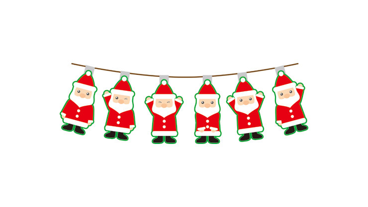 ジ: クリスマス飾り (サンタ)