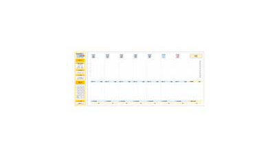 ウィークリー家計簿のテンプレート/Excel