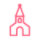 ピンクの教会のアイコン