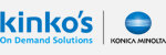 kinko's On Demand solutions | Konica Minolta ロゴ