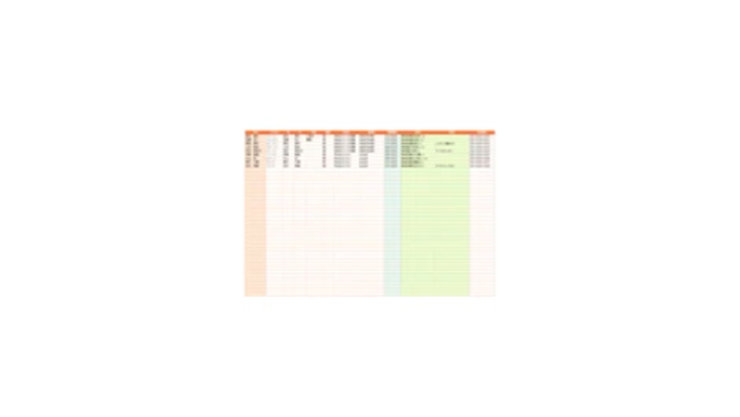 住所録（はがき作成）のテンプレート/Excel
