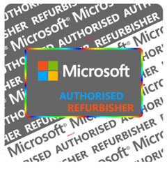 正規の Microsoft Refurbisher ラベル、GMRL