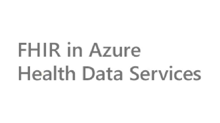 Logo der FHIR in Azure Health Data Services.