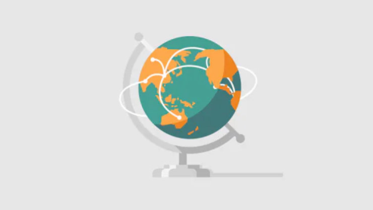 全国のMicrosoft AI & Innovation Centerを表すイラスト