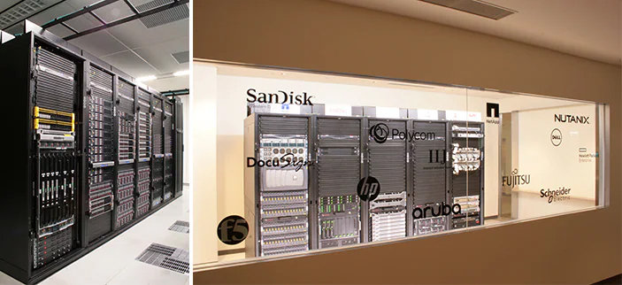 サーバールームの様子