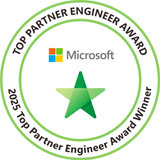 TOP PARTNER ENGINEER AWARD | Microsoft | 2025 Top Partner Engineer Award Winner logo