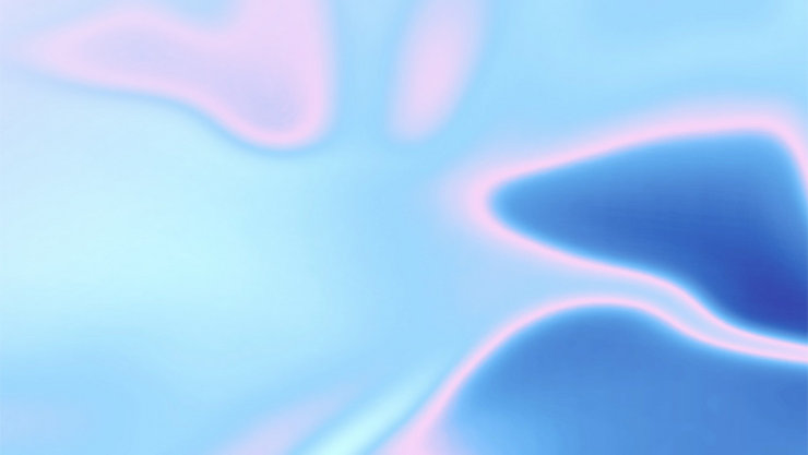 Abstrakter Hintergrund mit blau-rosa Farbverlauf und verschwommenen Formen