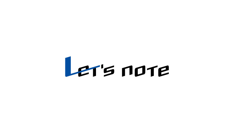 ロゴ画像: let's note (パナソニック株式会社)