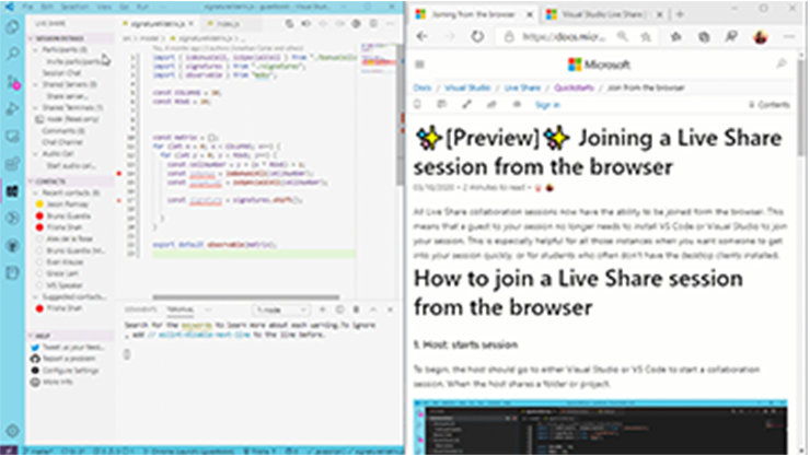 コーディング環境のスクリーンショット