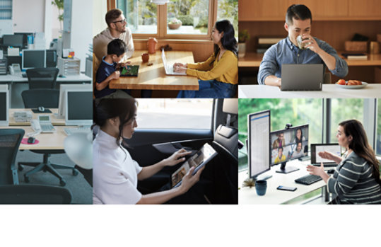 リモート作業環境の構築のコラージュ
