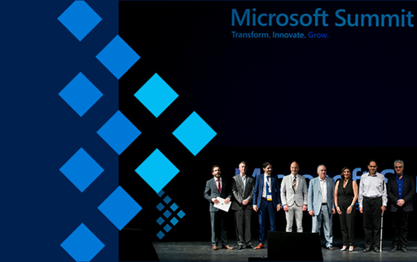 Microsoft Summit 2019 all speakers on stage
