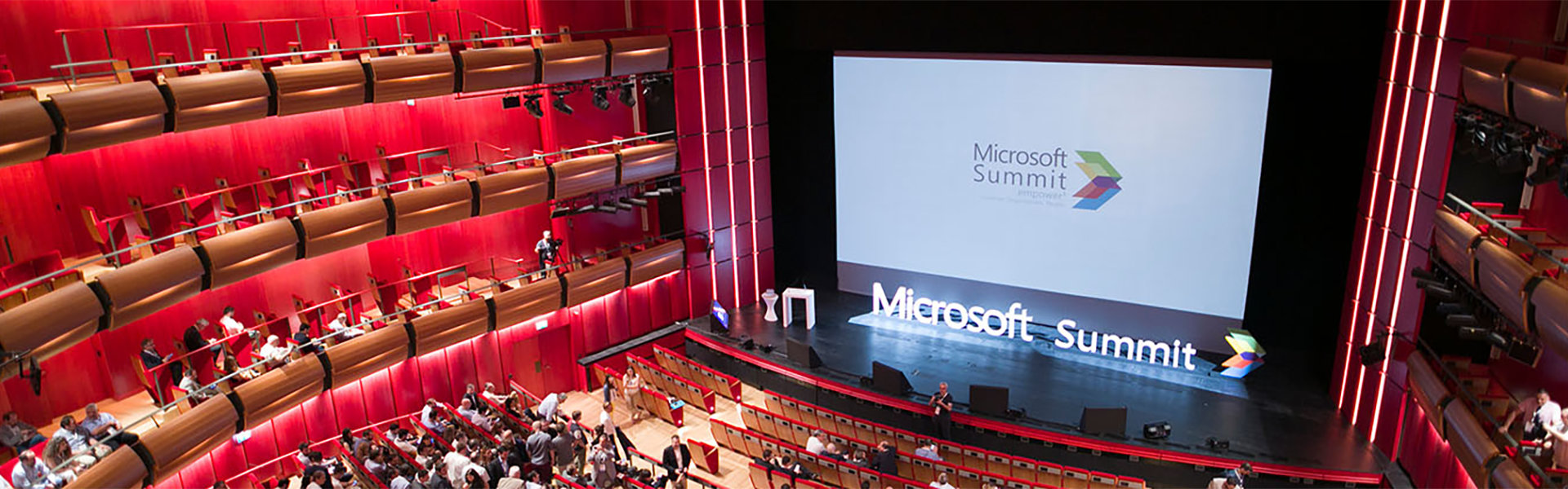 Microsoft Summit stage