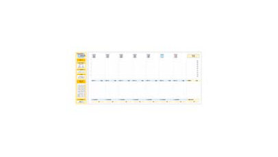 ウィークリー家計簿のテンプレート/Excel