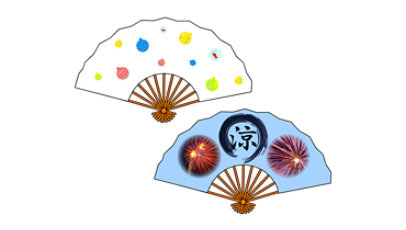 手作りせんす (夏祭り)