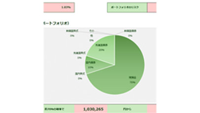 生涯資産額シミュレータのテンプレート/Excel