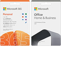 Microsoft 365 Personal とOffice Home & Business の POSA カード 