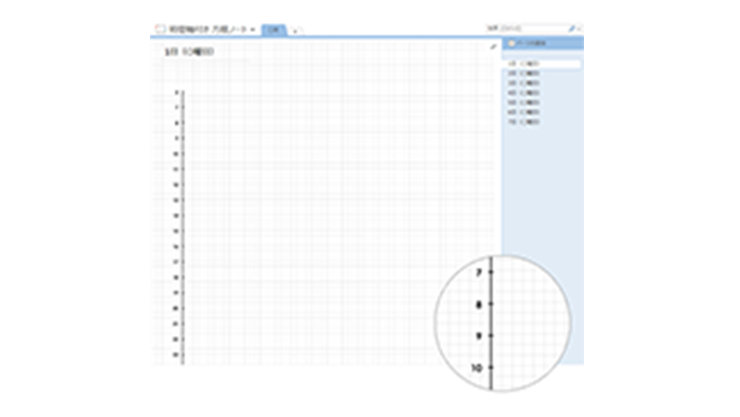 時間軸付き方眼ノートのテンプレートOneNote