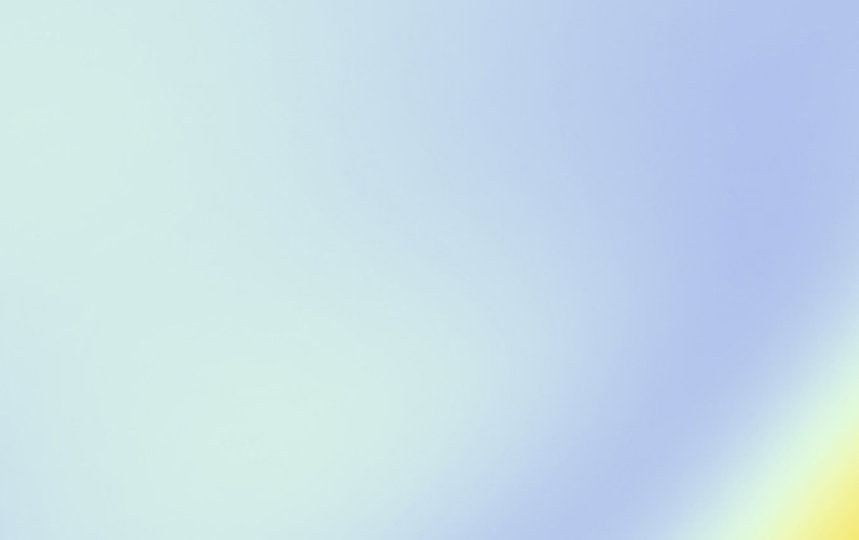 Abstrakter Farbverlauf, der von Hellblau oben links über ein blasses Gelb in der Mitte zu einem leuchtenden Gelb unten rechts übergeht.