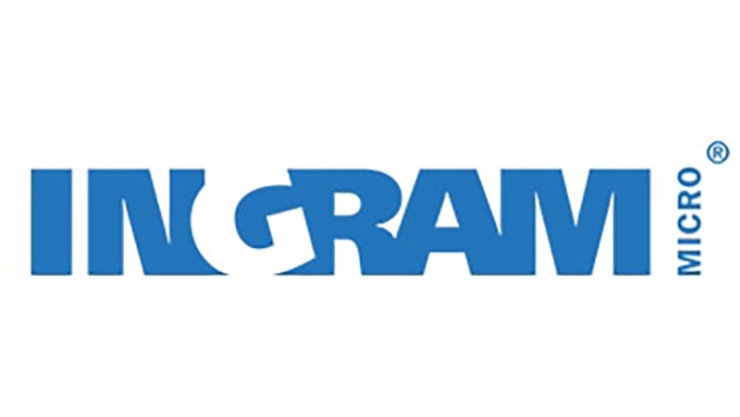 Ingram logo – Ingram Micro in text format in blue 