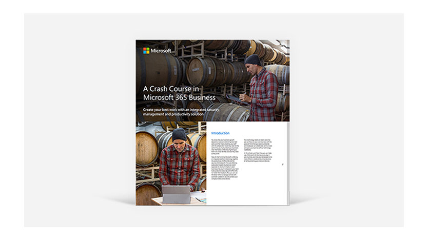 Crash course in Microsoft 365 Business e-book