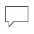 Conversation box icon