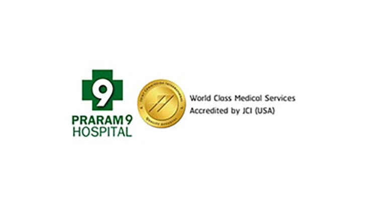 Praram 9 Hospital Logo world class medical services Accredited by JCI (USA)