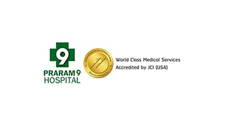 Praram 9 Hospital Logo world class medical services Accredited by JCI (USA)