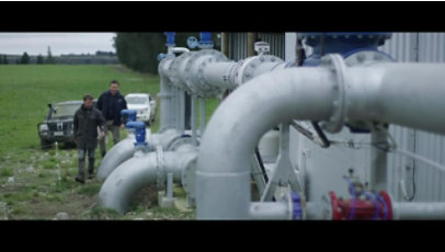 Farmers are checking the pipelines