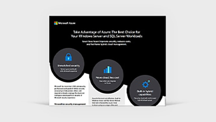 A snapshot of the “Shift your data to cloud” Infographic