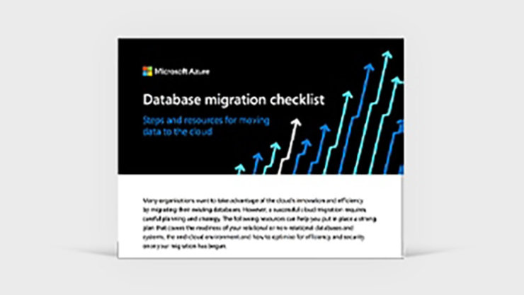 A snapshot of the “Database Migration Checklist” Whitepaper