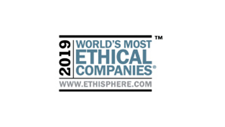 2019 | WORLD'S MOST ETHICAL COMPANIES | WWW.ETHISPHERE.COM