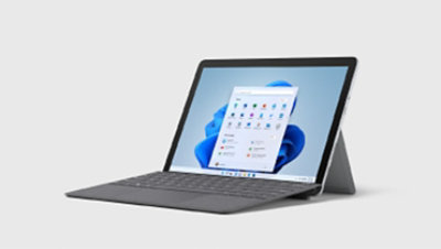 Surface Go 3 灰色の背景に