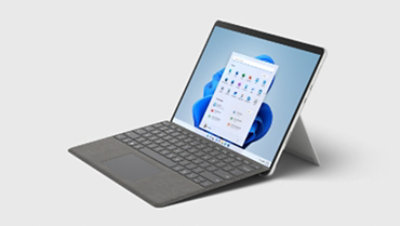 Surface Pro 8 灰色の背景に