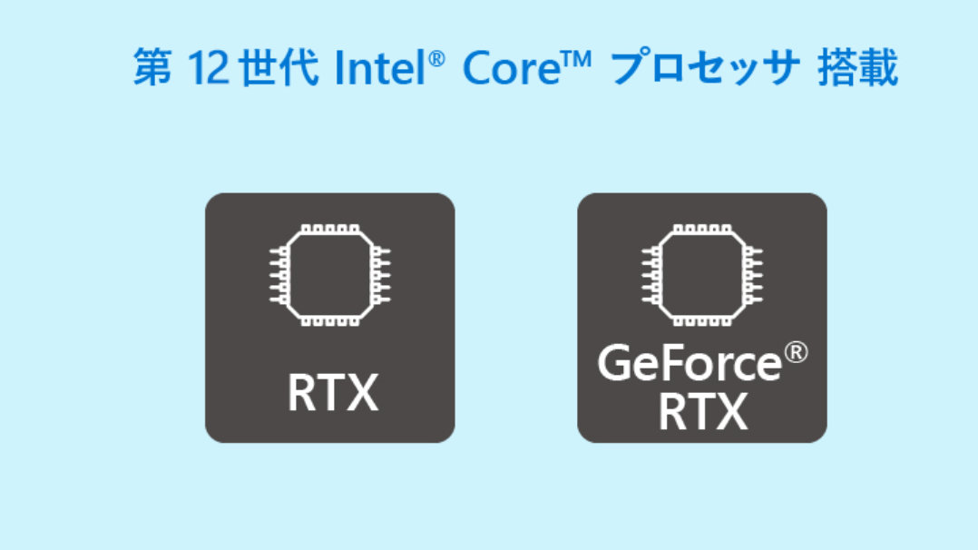 最新の第 12 世代 Intel® Core™ プロセッサのイメージ