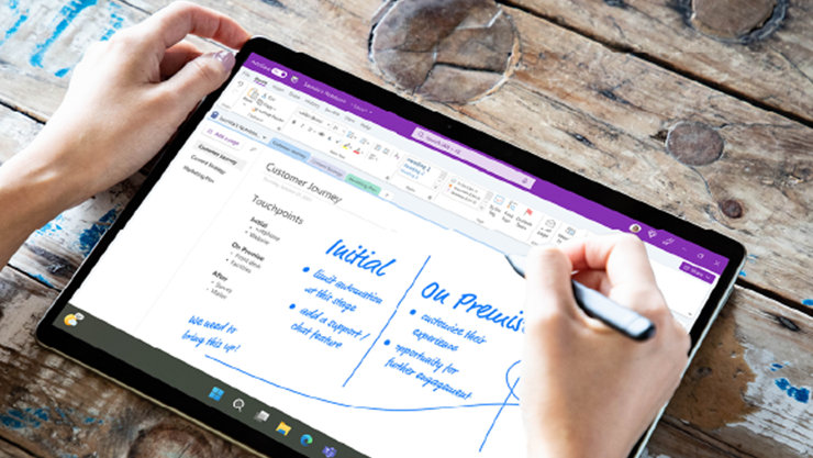 Surface デバイスと Surface ペンの使用