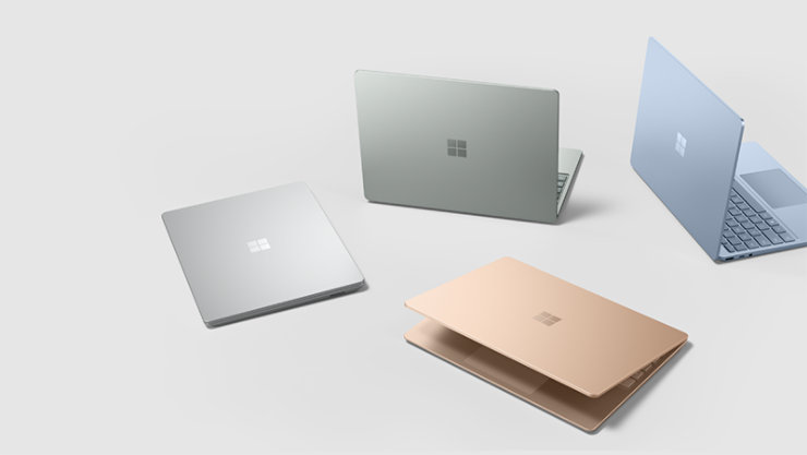 4 色の Surface Laptop Go 2