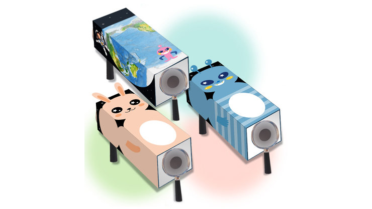 3かわいい手作り望遠鏡