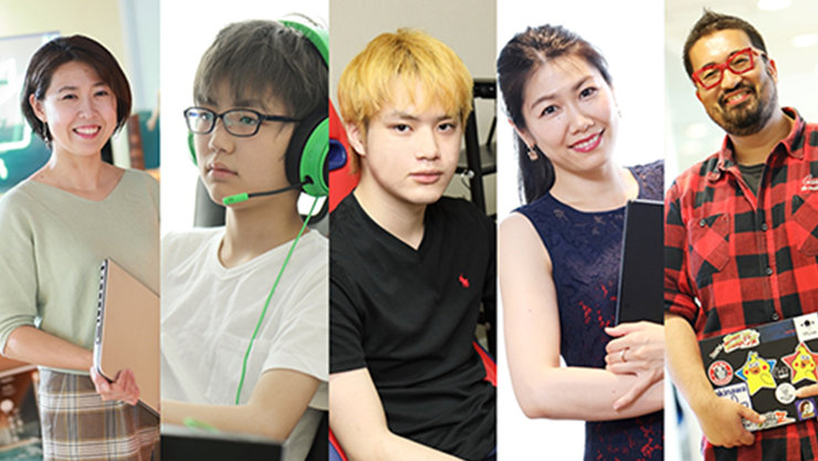 Windows PC とともに様々な業界で活躍する 5 人のクリエイター